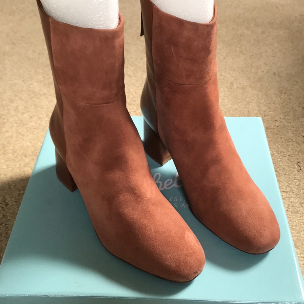 Brand new in box Seychelles Uneasy Cognac Suede-Leather Boot